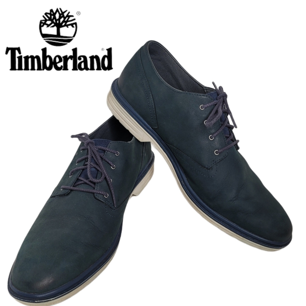 Timberland MENS Tim Berkshire Oxford Dress Business Shoes navy  Suede A1QZQ